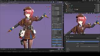 [Blender NPR Shade Test] Girls' Frontline _ Cheetah