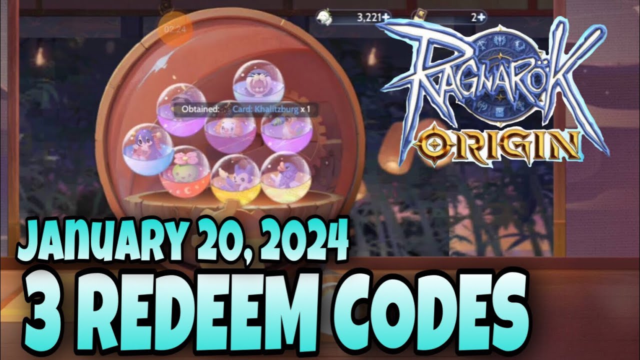 ROO 3 REDEEM CODES January 20, 2024 ] Ragnarok Origin Global YouTube