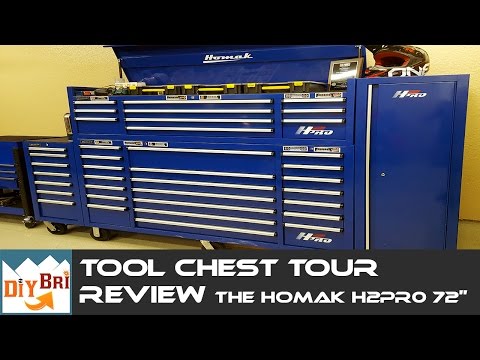 Complete Homak H2pro 72in Tool Box Review Tour Youtube