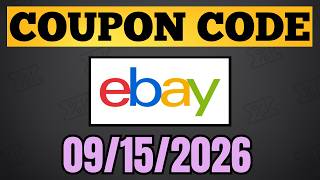eBay Coupon Code September 2026 - eBay Discount Code Promo Code - 09/15/2026