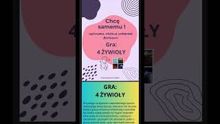 Gra ZA DARMO dla dzieci: 4 Żywioły #chcesamemu #żywioły #gra #nauka #zabawa screenshot 2