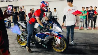 ท่อทรงMotogp ลั่นเกิน HP4 S1000RR G1 G2 🦈 เเข่งรุ่น S1000RR Street Use สายบันเทิง 402M Ep.2