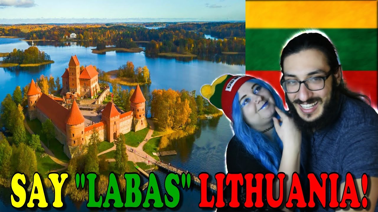 Greek/Lithuanian couple reacts to Geography Now! Lithuania YouTube