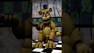 FNaF Golden Freddy 67 over the years