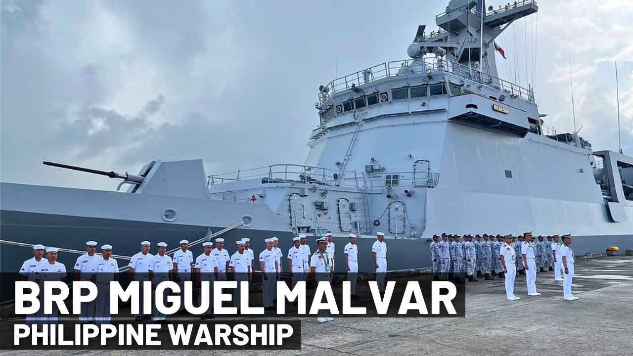 New Philippine Warship - BRP Miguel Malvar Frigate
