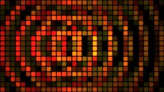 [8K] 🟧 10 Hour Grid Neon Backgrounds Retro Orange LED Wave Live Wallpaper