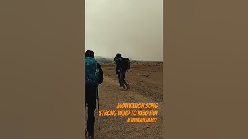 Thumbnail of Strong winds, motivation song by Guides at 4700 meter #kilimanjaro #hiking @SirNoordinAdventures