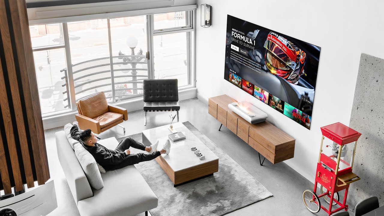 The 100” 4K LASER TV Setup Best Value! YouTube