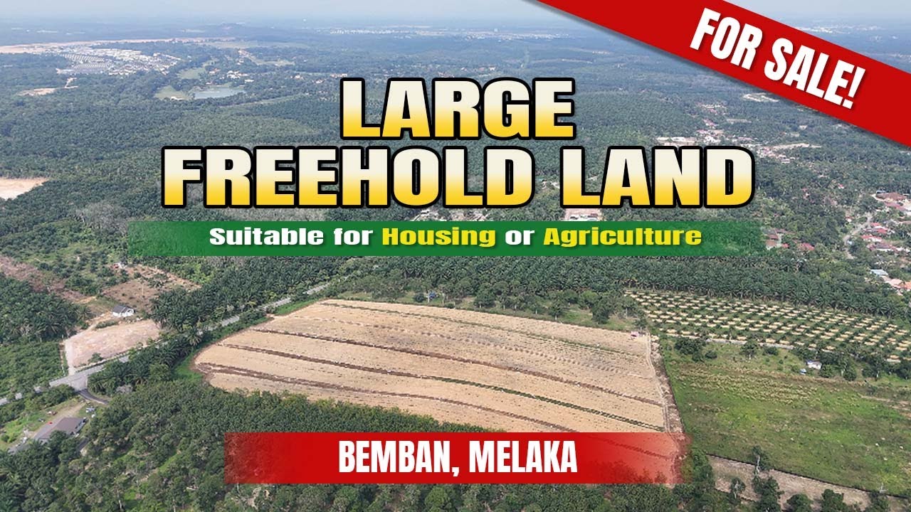 [Owner Auction™] Large Freehold Land Suitable for Housing or Agriculture | Bemban Melaka