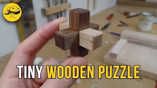 Simple DIY Woodworking Gift Idea: The 3-Piece Burr Puzzle