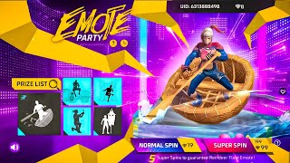 Emote Party Event Free Fire | Next Emote Party Event