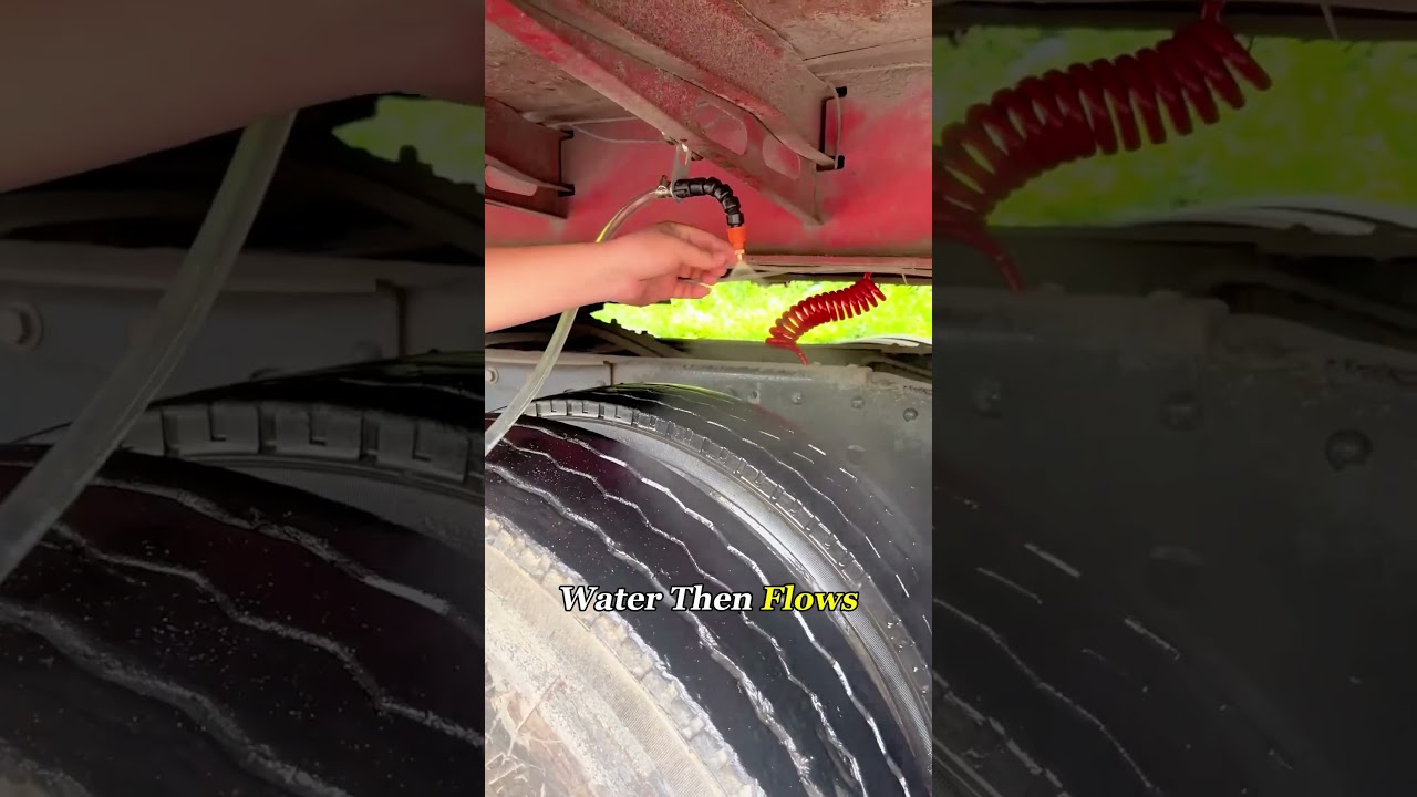 Could This Water Hose Save a Truck Driver’s Life?#TruckBrakes #HeavyTruck #HowItWorks #Knowledge