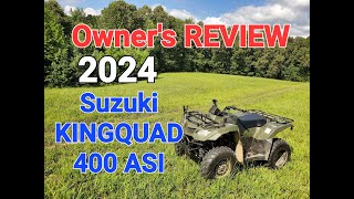2024 Suzuki KINGQUAD 400 ASI REVIEW