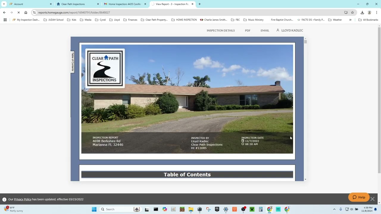 Download Complete Inspection Report as PDF on HomeGauge