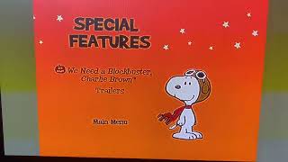 Its The Great Pumpkin Charlie Brown 2008 Dvd Menu Walkthrough
