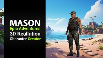 Stunning Mason Character - Pack High Quality 3D Character for Character Creator 4 & Unreal Engine 5