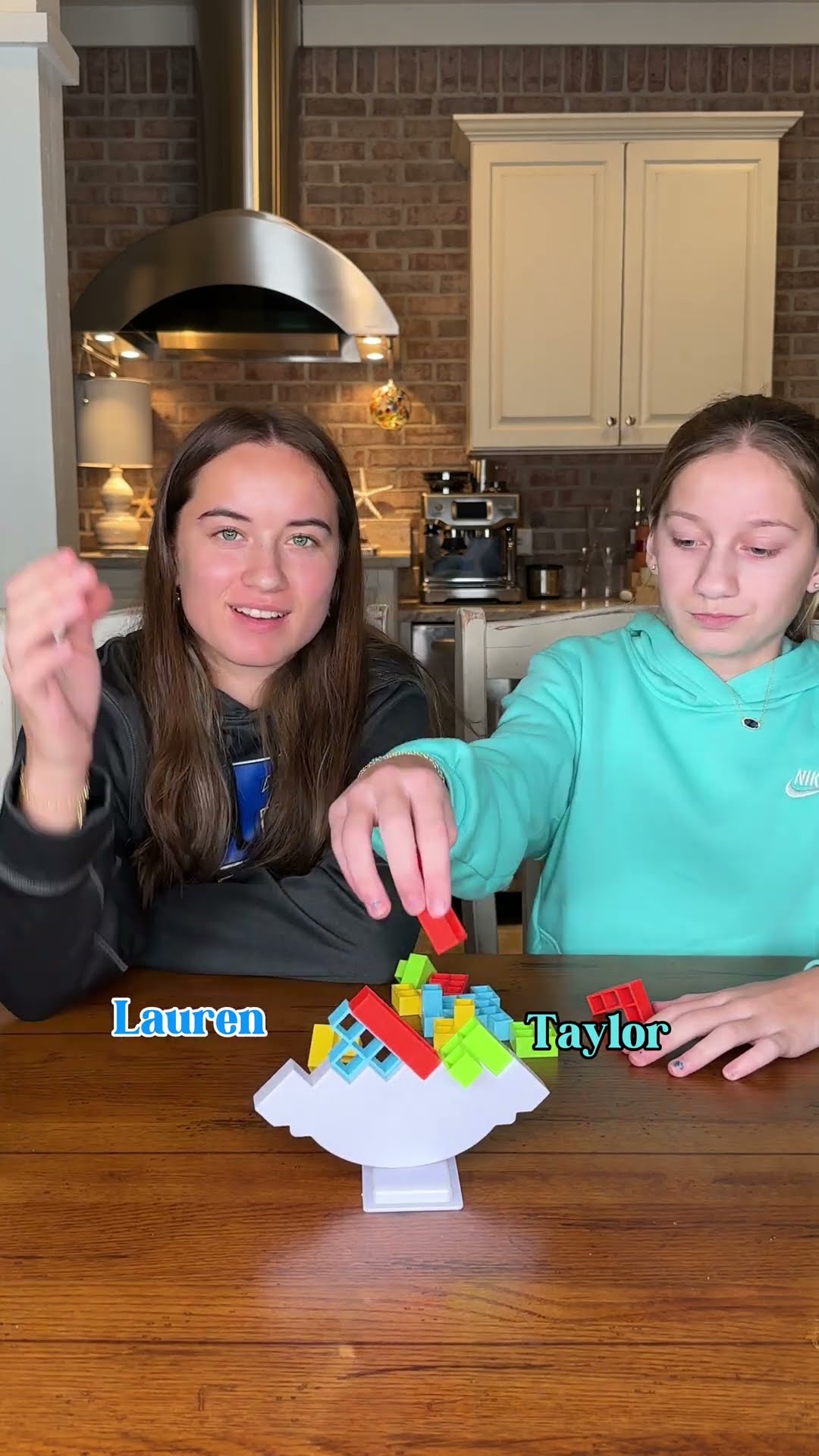 Can the little sister beat the big sister?? #siblingrelationship