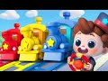 Train Choo Choo Song | Learn Farm Animals | Educational | Nursery Rhymes &amp; Kids Songs | BabyBus