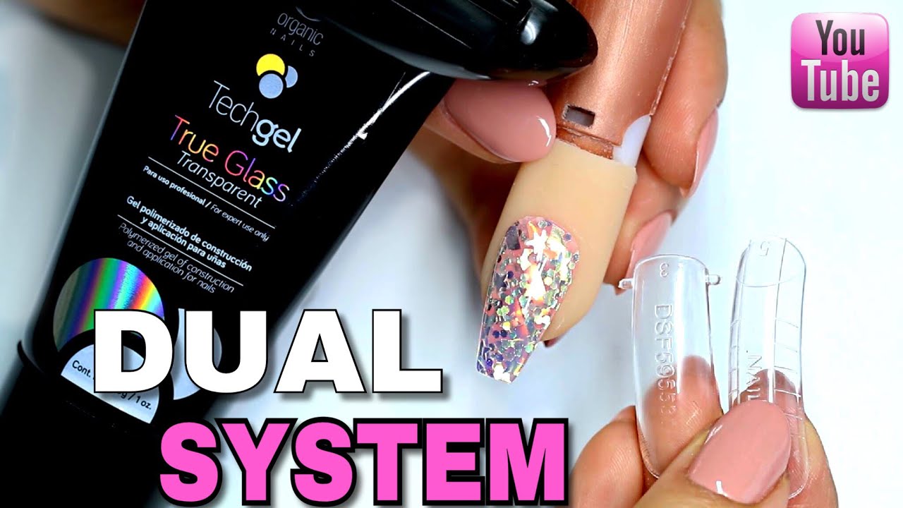 Aprender acerca 86+ imagen uñas de gel con sistema dual