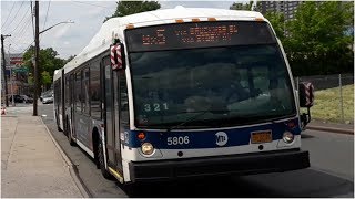 MTA: 2011 NovaBus LFSA Articulated Low Floor [5806] Bx5 bus