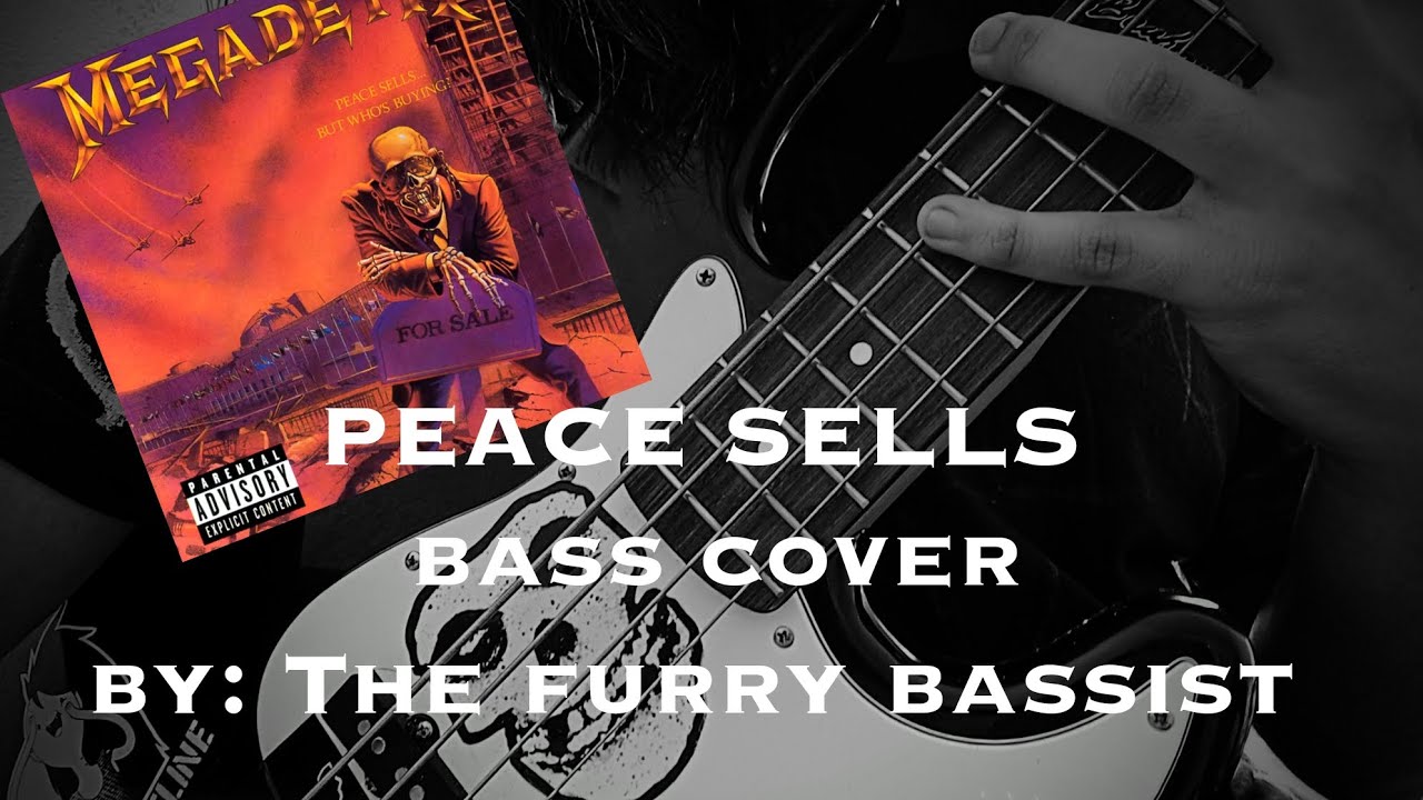 Megadeth — Peace sells (bass cover) - YouTube