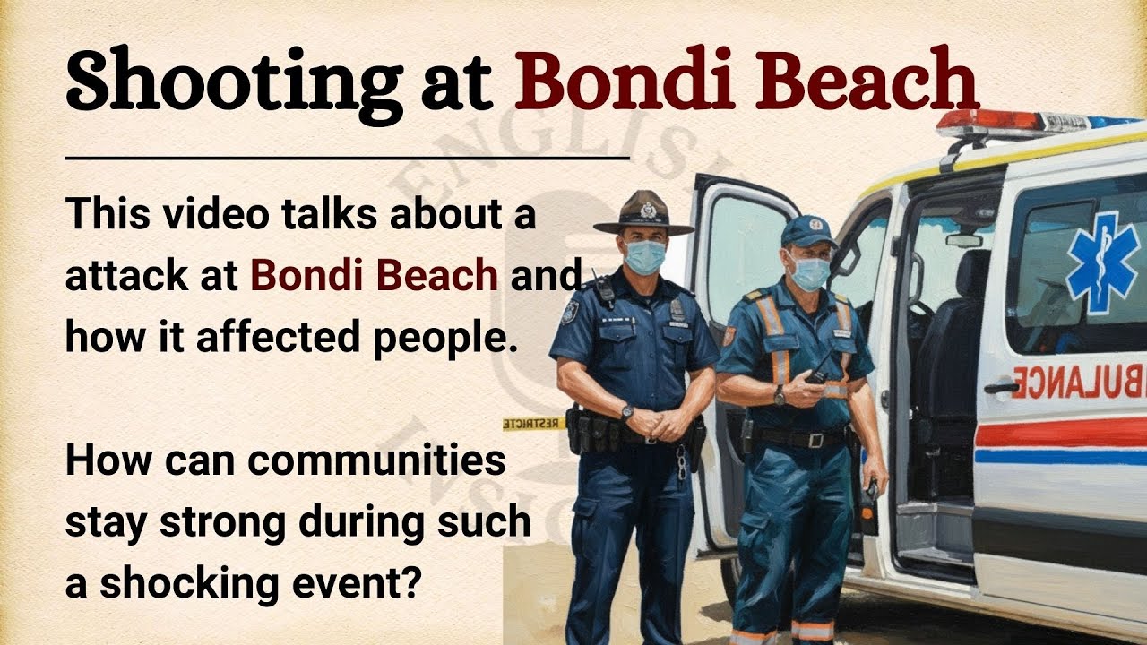 Bondi Beach Shooting Targets Jewish Holiday 🇦🇺 | Learn English Through Story Level 2 | Graded Reader