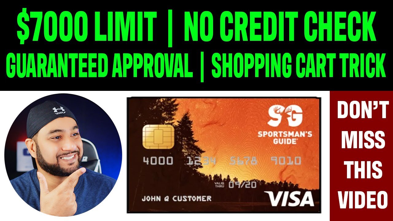 $7000 Credit Limit! No Credit Check Credit Card! Guaranteed Approval! Shopping Cart Trick of 2025