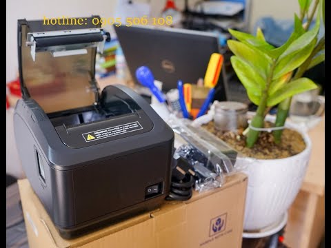 Video TEST MÁY IN BILL XPRINTER K200L CỔNG USB+LAN PHẦN MỀM... - youtube