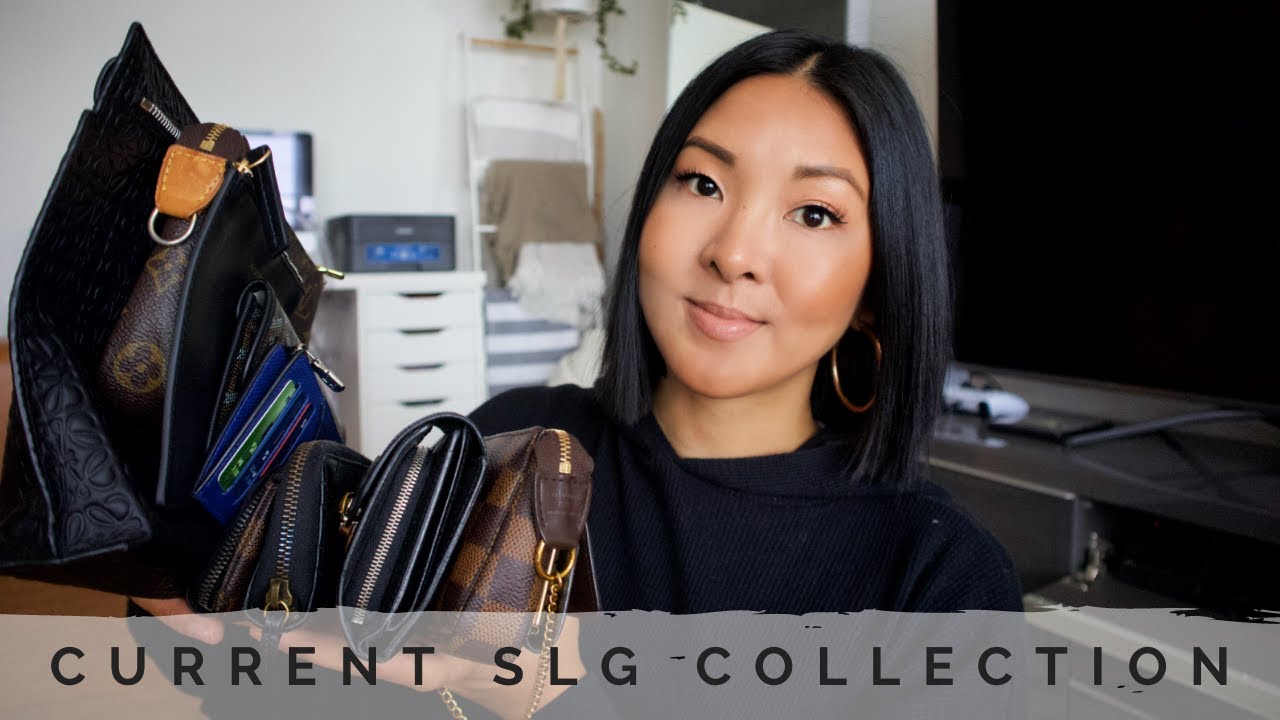 LUXURY SLG COLLECTION | LOUIS VUITTON, SAINT LAURENT, LOEWE - YouTube