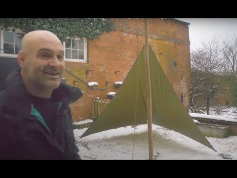 Forest Skills Lesson 16: How to Erect a Tarp (in 3 cool different ways! (Den-making!))