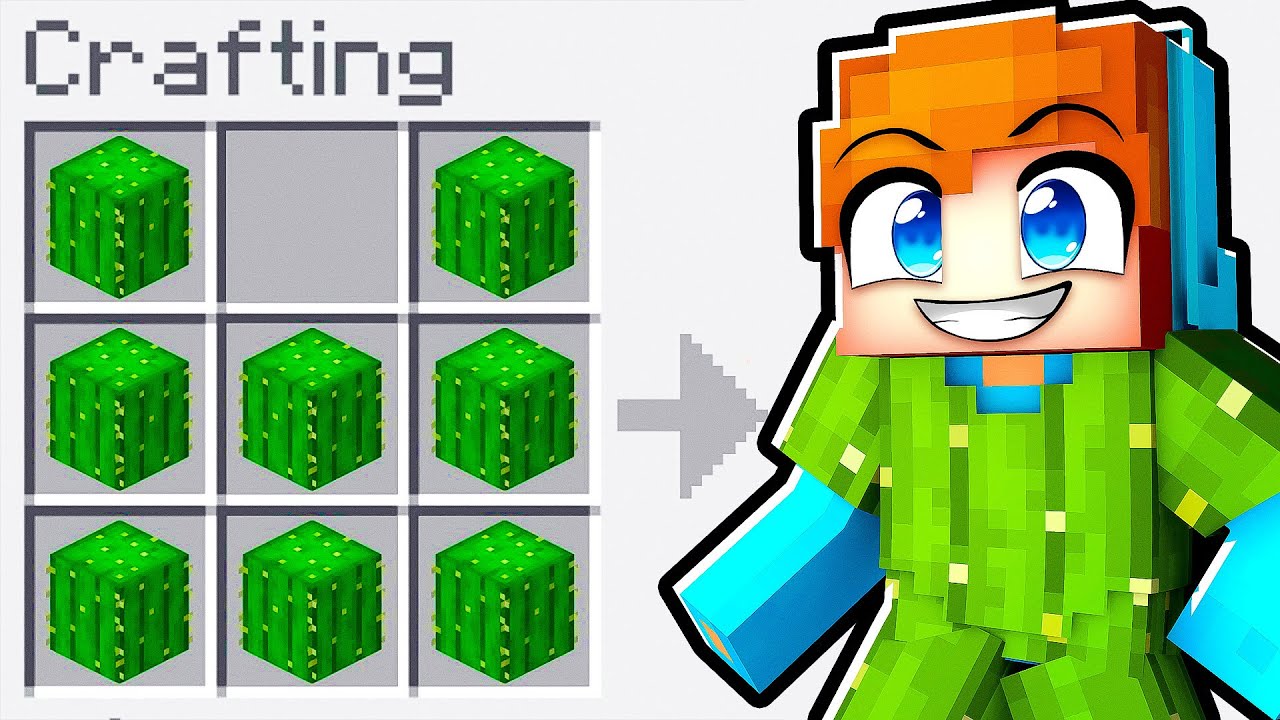 Minecraft Men Man Kan Crafta Armor Av VILKET BLOCK SOM HELST!