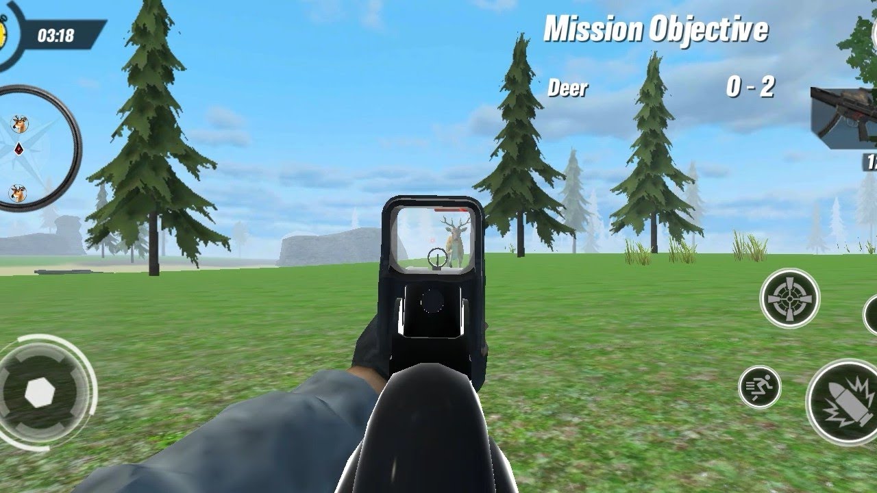 Wild Animal Hunter 2021: Dino hunting games #1 - Android Gameplay | Animal Hunting  Games