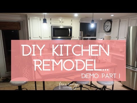 DIY Kitchen Remodel on a Budget/ Removing Cabinets and Keeping My Sanity! thumbnail