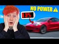 0-60 Tesla SPEED Test with *VERY* LOW BATTERY!