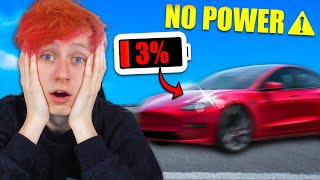 0-60 Tesla SPEED Test with *VERY* LOW BATTERY!