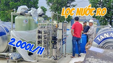Lọc Nước Ăn Uống Cho 10.000 Công Nhân Với Hệ Thống Lọc Nước RO 2000L/h - Xử Lý Nước Việt Phát