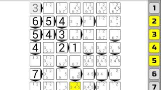 How can you solve a Futoshiki 7x7 hardest #12