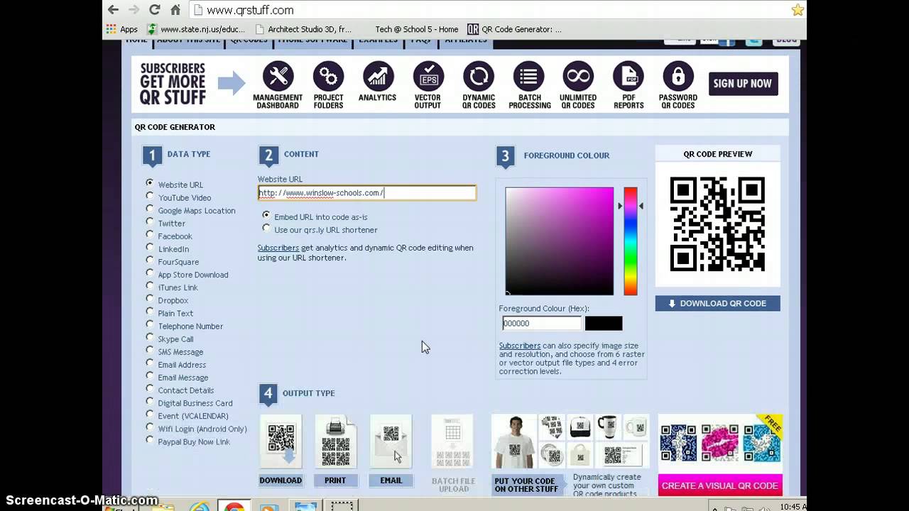 How to create a QR Code in the Classroom - YouTube