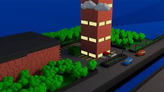 Blender 3D: the build modifier, power demonstration.