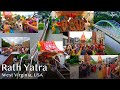 Jagannath rath yatra in usa  hare krishna parade west virginia  new vrindaban