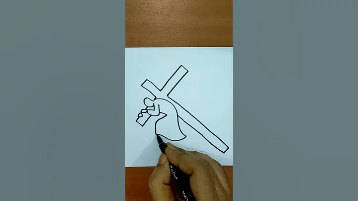 How To Draw Jesus Easy #shorts #YTshorts #trending #viral | Easy Drawings | Magic Drawings #jesus