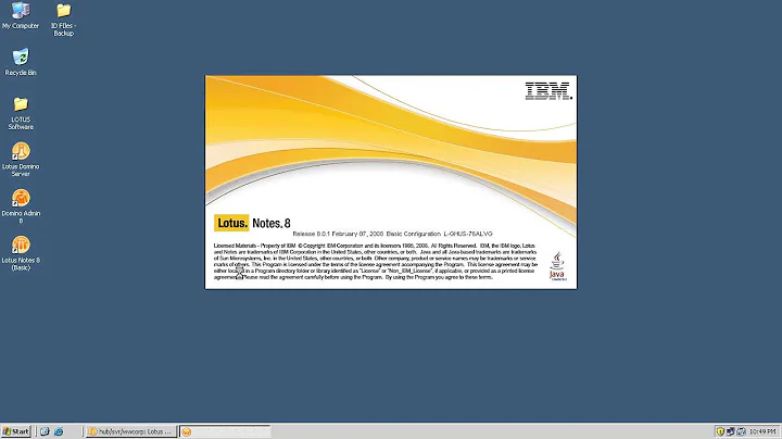 Installation & Configuration of Lotus Notes