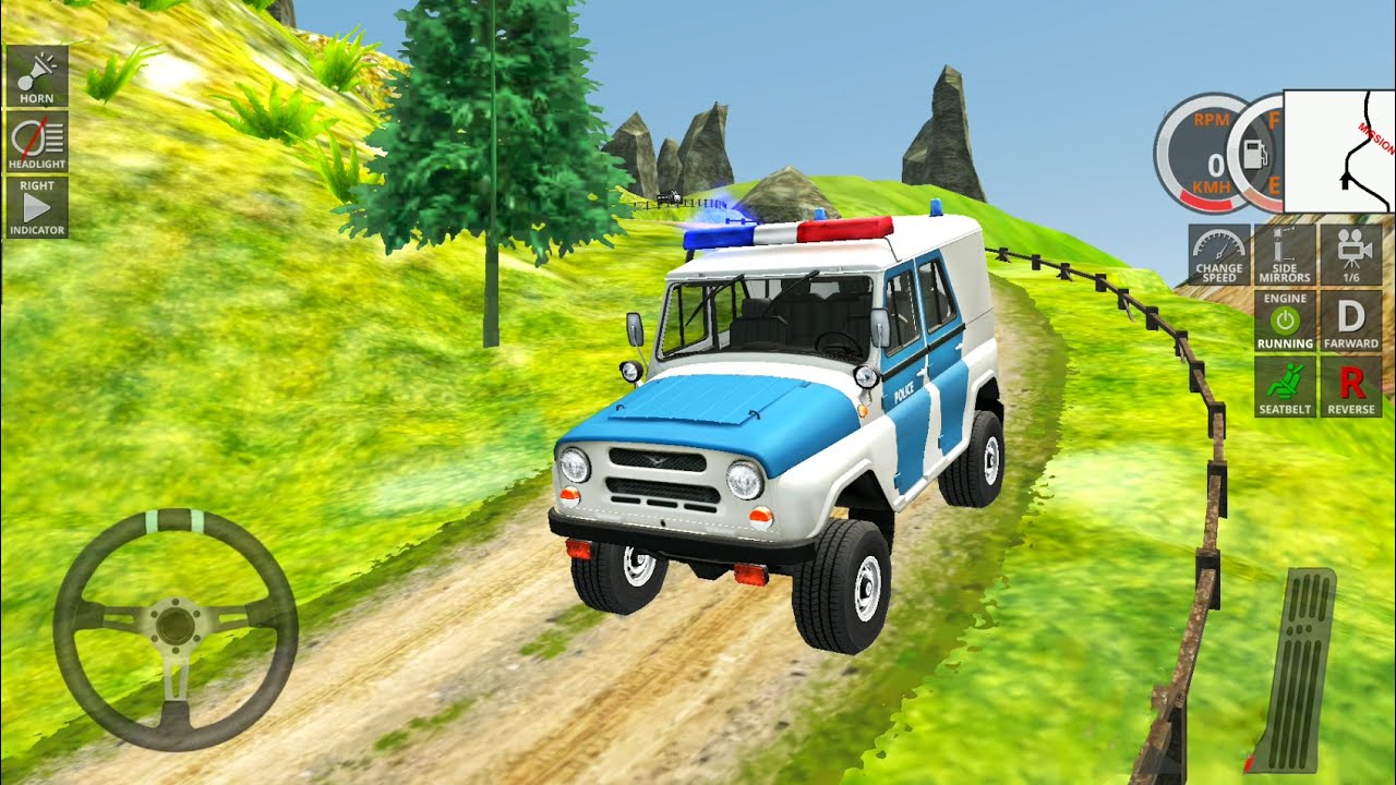 Offroad Police Cars Drive Sim - Prisoners Transportation Simulator #7 - Android Gameplay