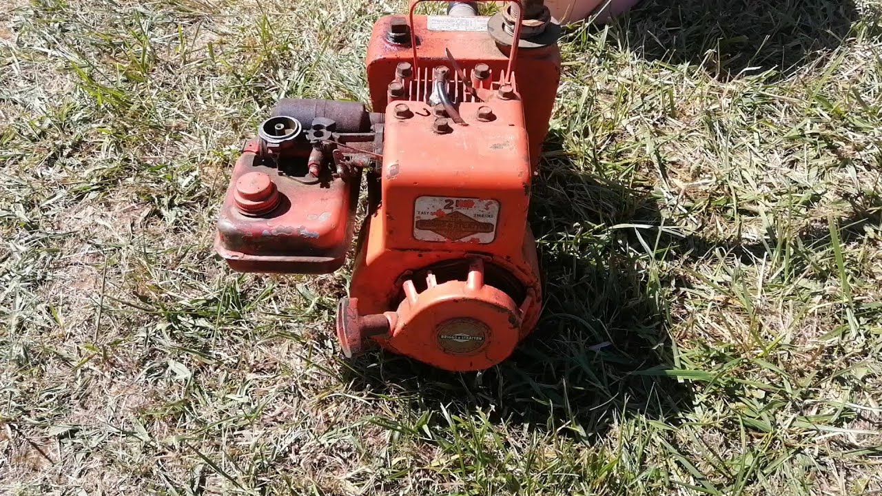 1972 Briggs and Stratton water pump. YouTube