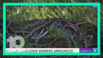 2022 Florida Python Challenge winner takes home $10,000 for bagging 28 snakes