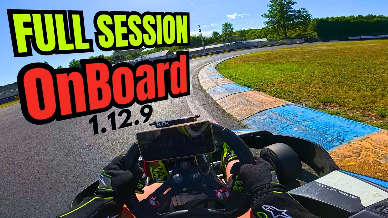 MY FIRST TIME EVER IN 7 LAGHI KART - full session onboard