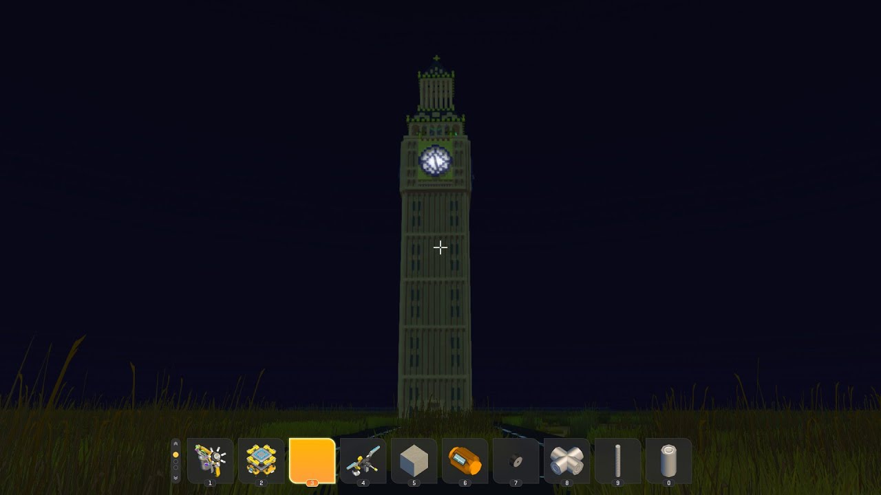 Scrap Mechanic Mini Town, EP2 (Mini Elizabeth Tower & Big Ben JR)