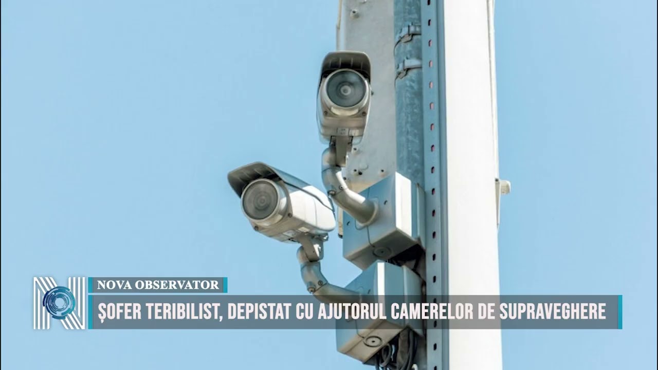 Șofer teribilist, depistat cu ajutorul camerelor de supraveghere
