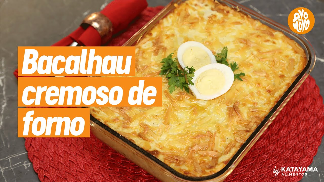 COMO FAZER BACALHAU CREMOSO DE FORNO (NA TRAVESSA) by Katayama