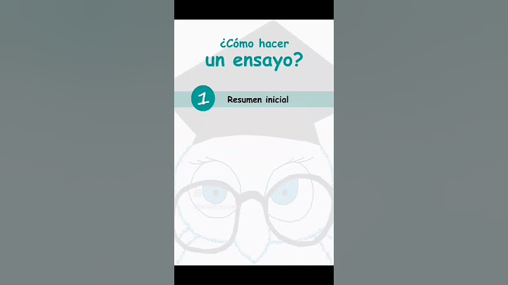 ¿Cómo hacer un ensayo? #redacción #ensayo